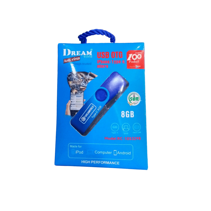 DREAMWORLD COLOURED PLASTIC FLASH DRIVE - 8GB - Image 2