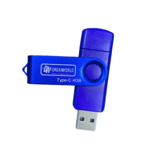 DreamWorld Plastic Flash Drive - 4GB