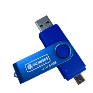 DreamWorld Plastic Flash Drive - 64GB