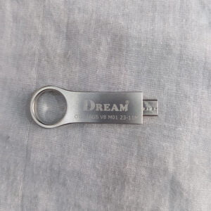 DREAMWORLD METALIC IRON FLASH DRIVE - 32GB