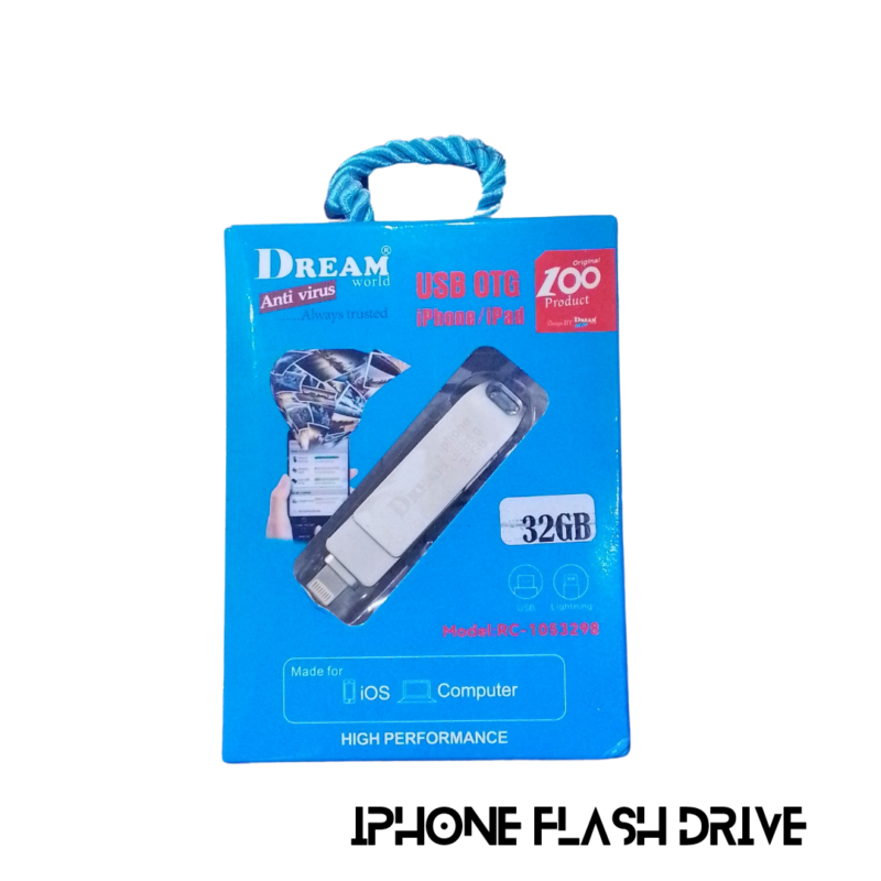 DREAMWORLD 2 IN 1 IPHONE MOUNT IRON FLASH DRIVE - 32GB - Image 2