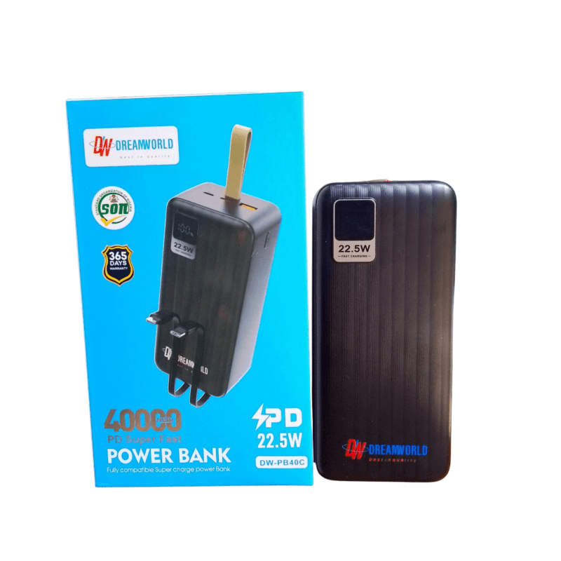 DREAMWORLD POWER BANK  40,000mAh