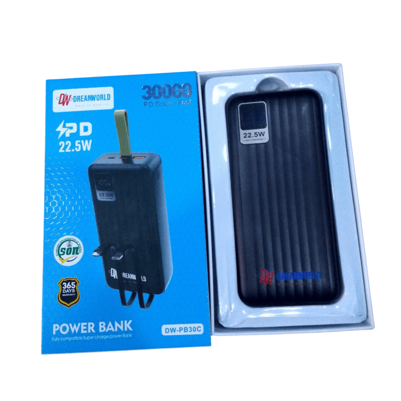 DREAMWORLD POWER BANK 30,000mAh