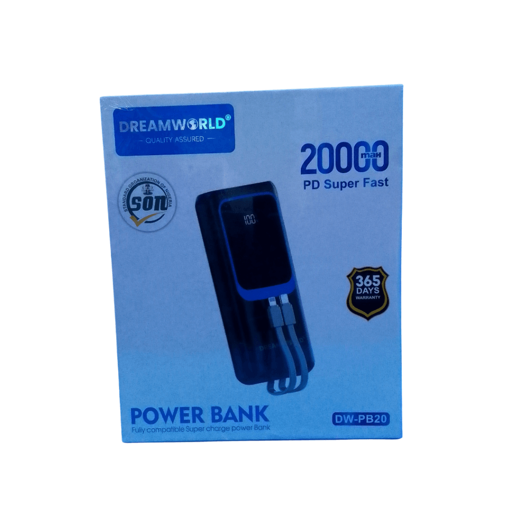 DREAMWORLD POWER BANK 20,000mAh